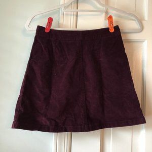 Aritzia Wilfred Corduroy skirt